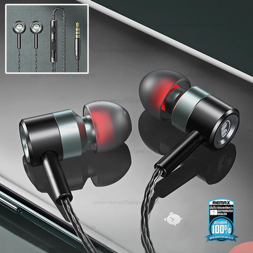 หูฟังแบบสาย Wired InEarphone RM-598 - Remax Black